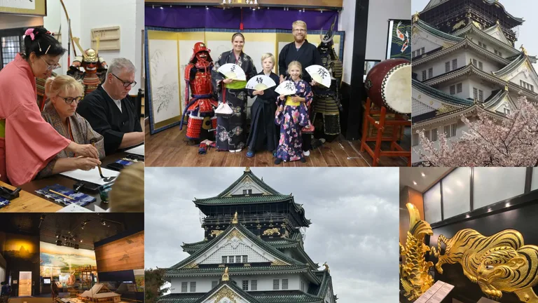 Osaka Kalesi Turu & Kimono ile Geleneksel Japon Yazı Sanatı Deneyimi- OSAKA
